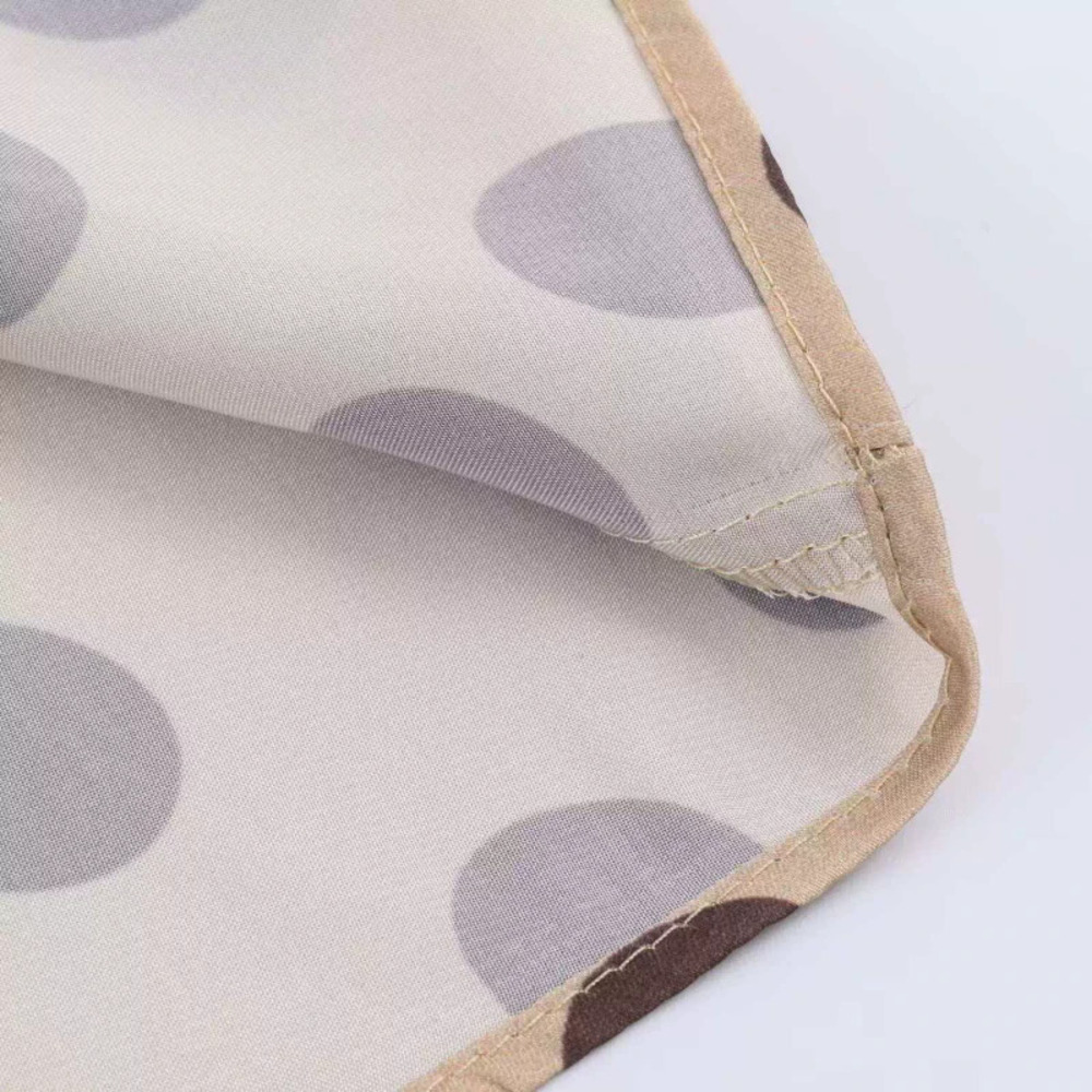 ZARA Summer Elegant Versatile Silk Satin Polka Dot Blouse